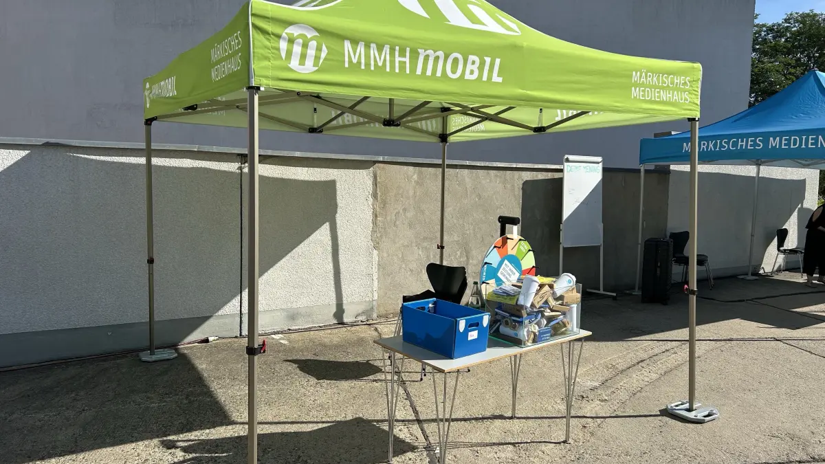 Newscamp 2026 in Cottbus mit dem MMH Mobil.