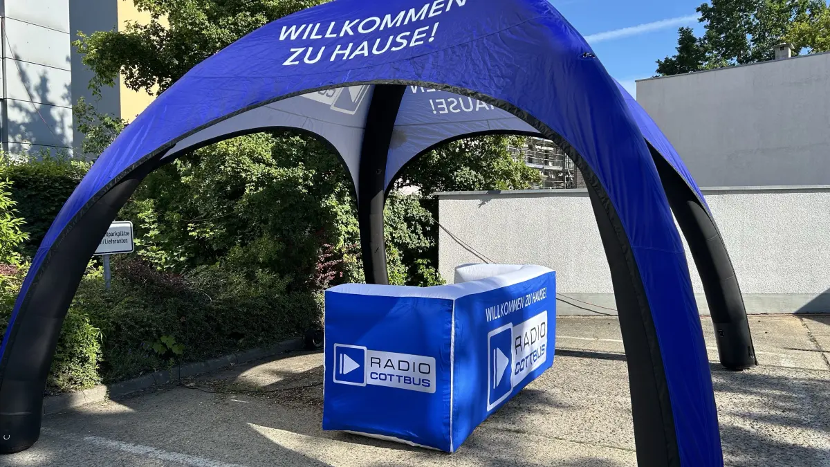 Radio Cottbus auf dem Newscamp Brandenburg 2026.