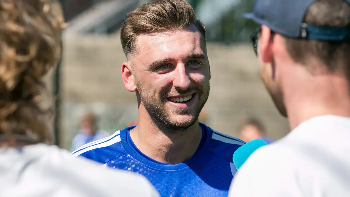 2. BL - 2026/2027 - FC Energie Cottbus: Cottbus, Deutschland 24. Juni 2026:
2. BL - 2026/2027 - FC Energie Cottbus -
Im Bild: Torhueter Marcel Lotka (Energie Cottbus)
DFL/DFB regulations prohibit any use of photographs as image sequences and/or quasi-video