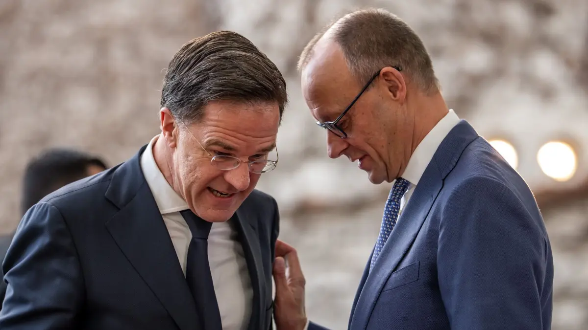 Kanzler Merz trifft Nato-Generalsekretär Rutte