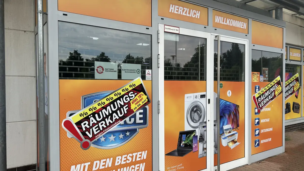 Der Ausverkauf ist vorbei, die Zukunft offen: Expert Pötzsch verlässt das Sängerstadt-Center – und prüft zugleich neue Perspektiven für Finsterwalde und Umgebung.
