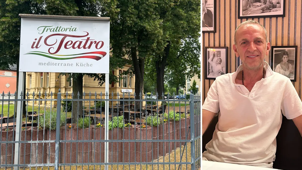 Neuer Italiener am Staatstheater Cottbus, Inhaber Hamza Osmani