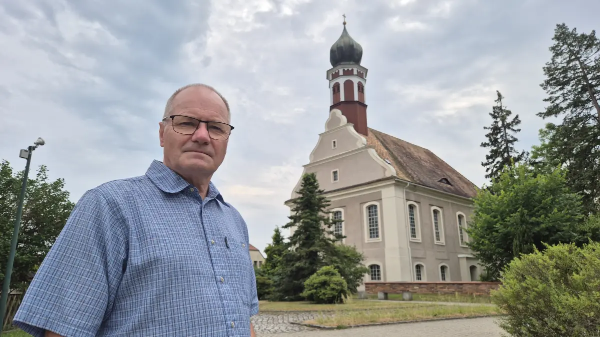 Dietmar Herzig steht seit Jahren an der Spitze des Reichwalder Kirchbauvereins.