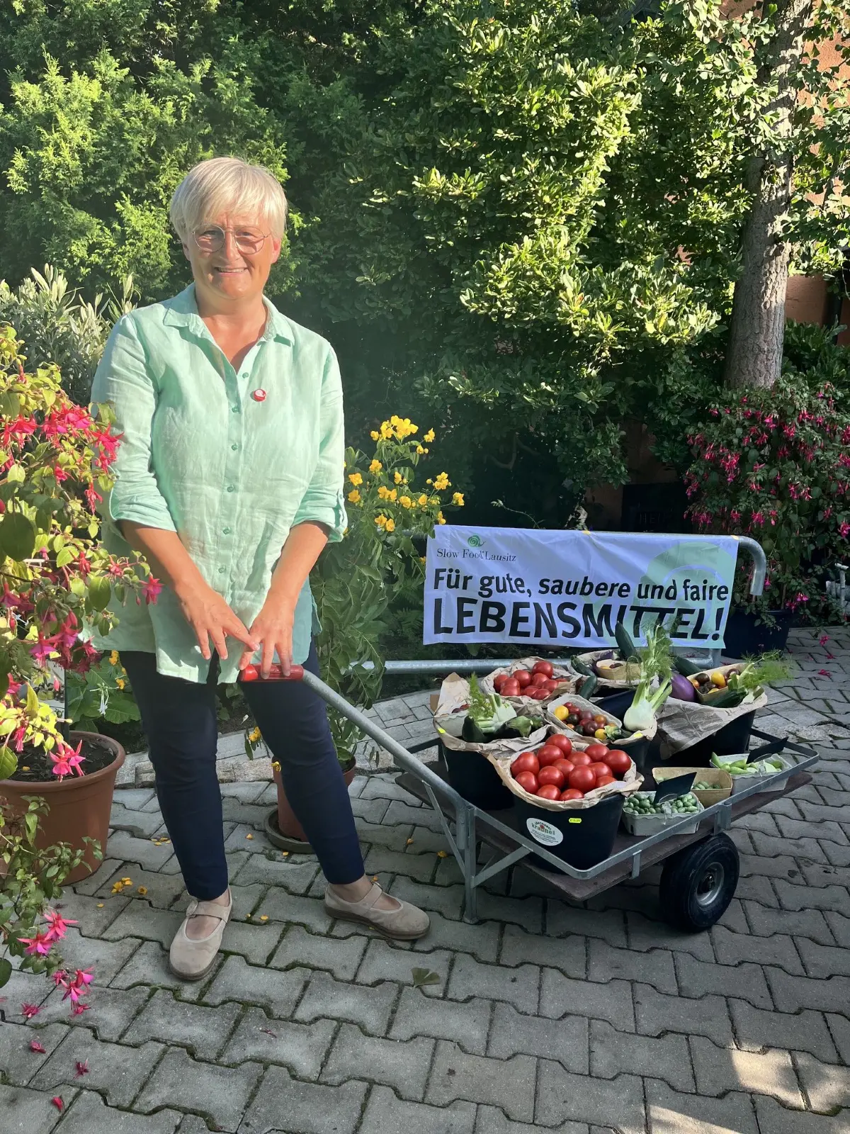 Kerstin Mickan, Vorsitzende des Conviviums Slow Food Lausitz