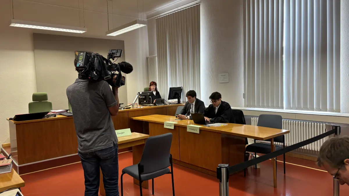 Sächsischer Kultusminister Conrad Clemens (CDU) am letzten Verhandlungstag um das Strafverfahren bzgl seiner Verkehrsdelikte (Blitzer) in Krauschwitz 09.2023.