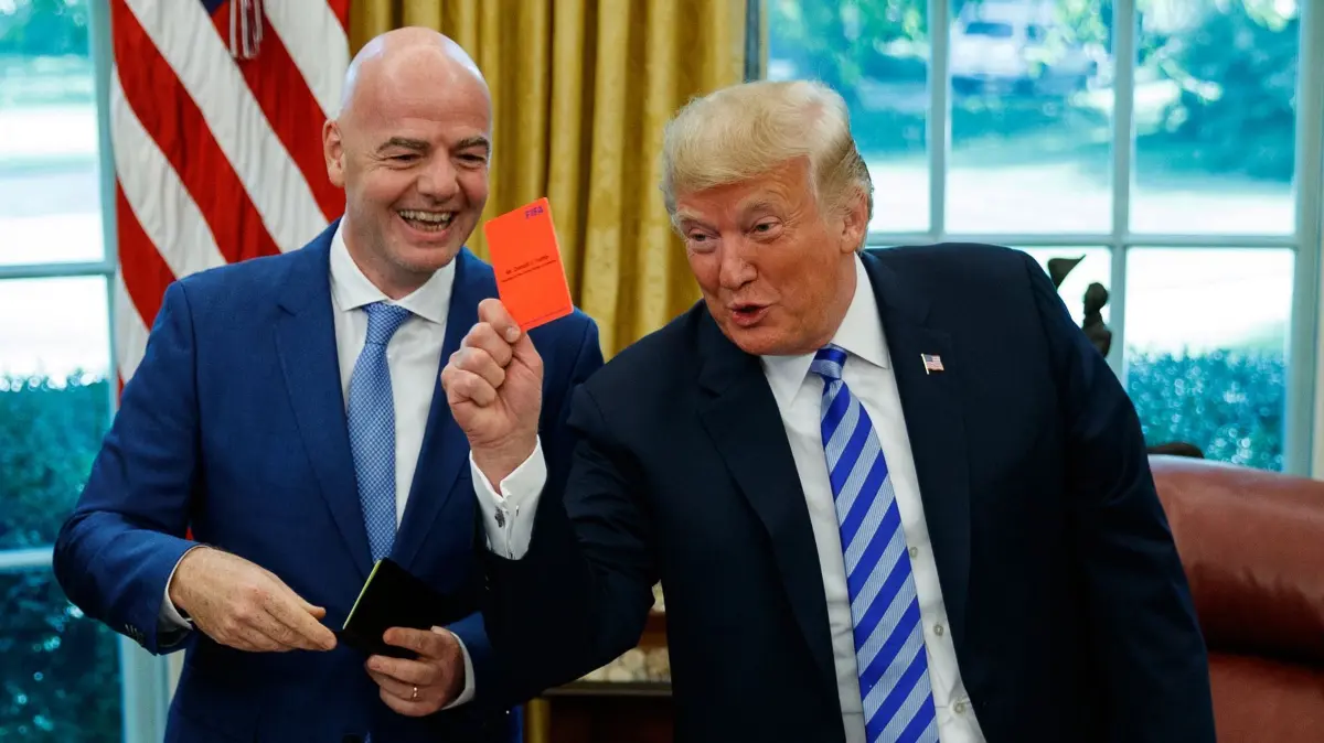 Donald Trump und Gianni Infantino