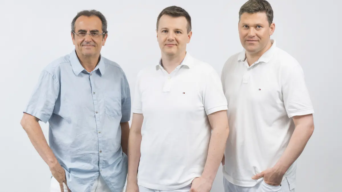 Für das spezialisierte Fachärzteteam aus Dornstadt steht der Patient an erster Stelle. Von links: Dr. Karl-Heinz Vogler, Dr. Denis Pek und Prof. Dr. Johannes Lemke.