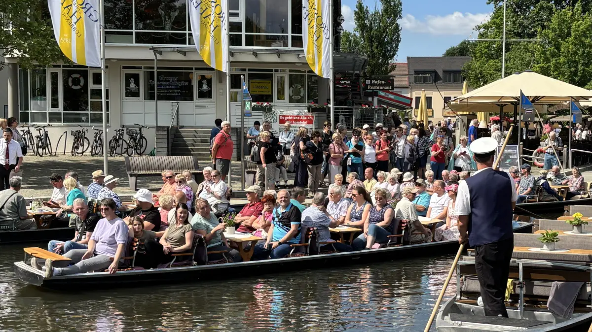 Großer Spreewaldhafen in Lübbenau