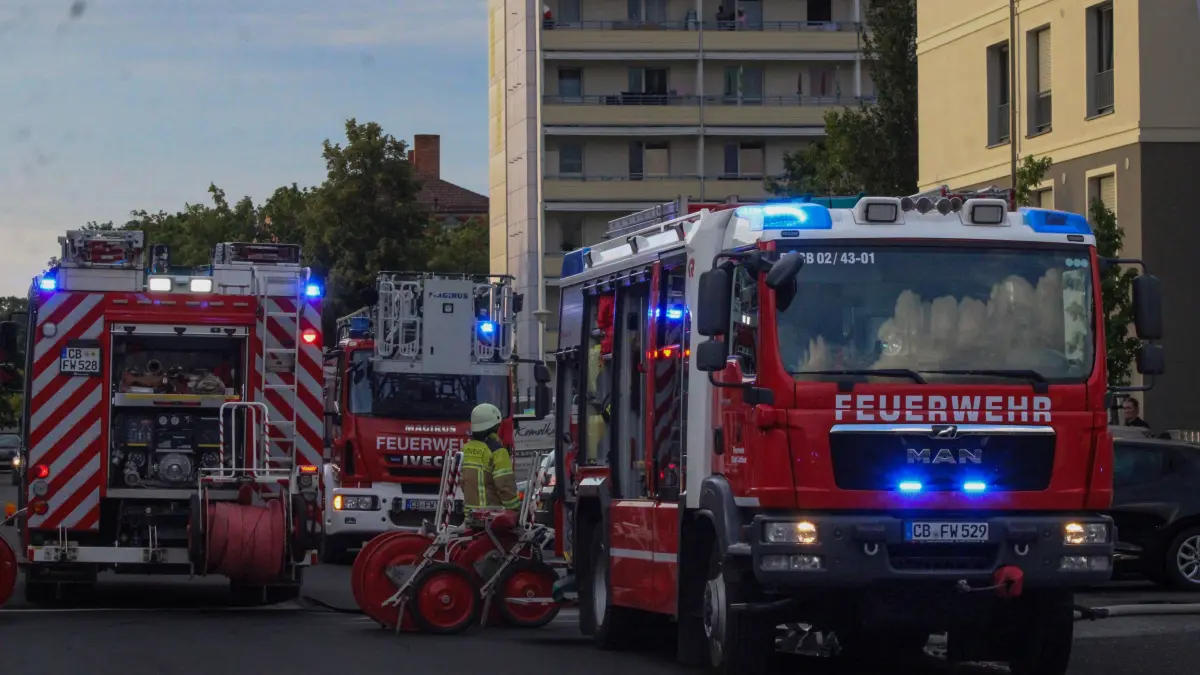 Feuerwehreinsatz in Pflegeheim in Cottbus