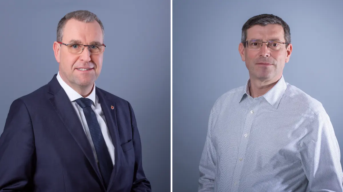 Rainer Genilke, Vizepräsident des Landtages Brandenburg, und Staatssekretär Uwe Schüler informieren Einwohner des Landkreises Elbe-Elster zum Thema: Gut vorbereitet, statt überrascht.