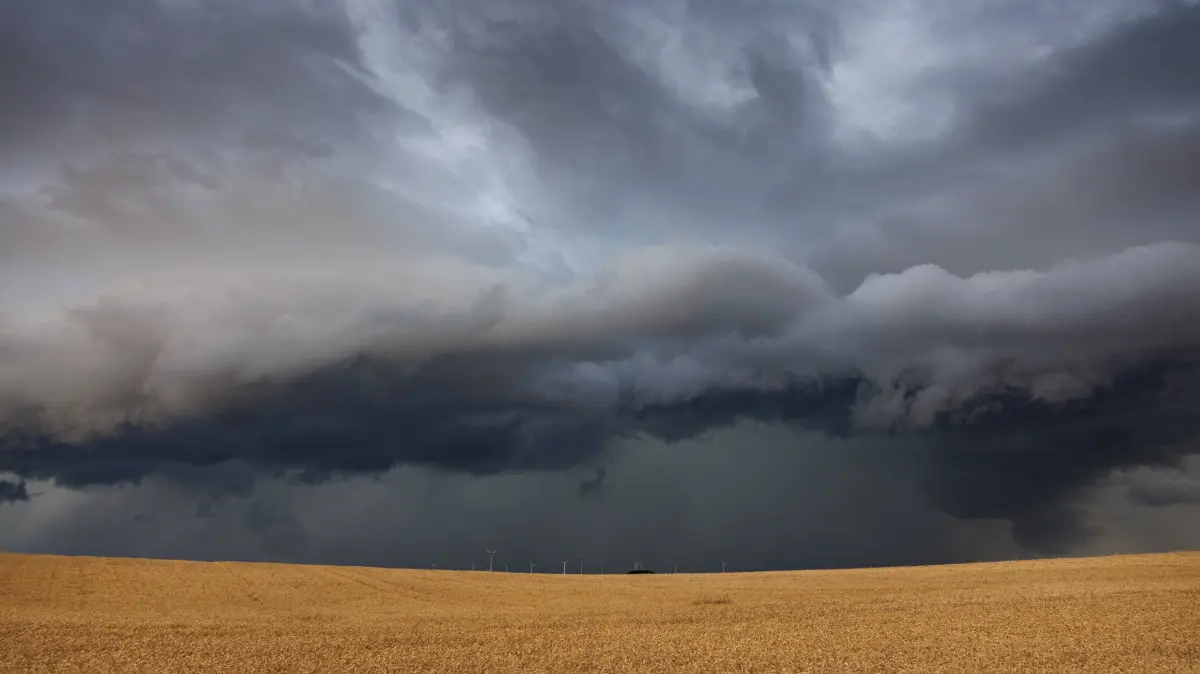 Diese Woche drohen wieder Gewitter in Brandenburg (Archivbild).