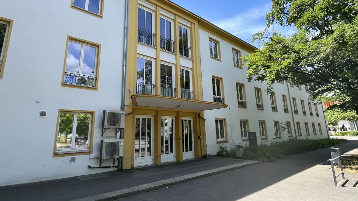 Im Gebäude der Zentralverwaltung der BTU wurden