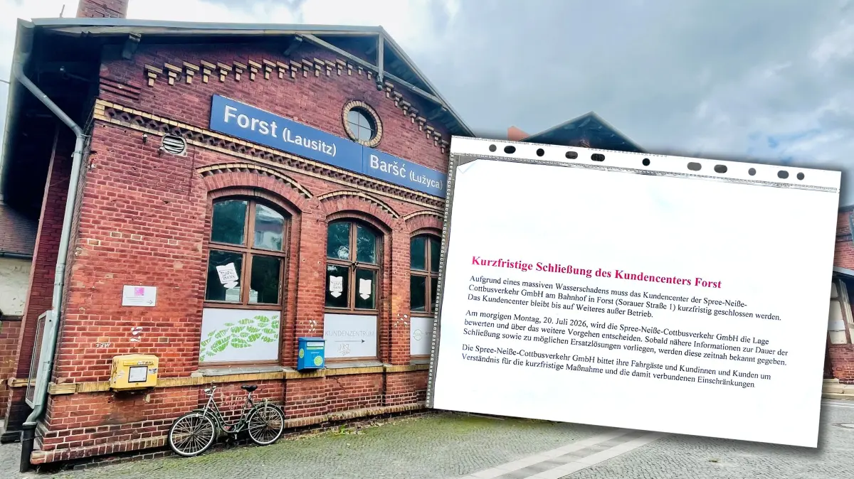 Bahnhof Forst Kundenzentrum