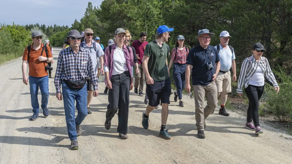 Revieraustausch: Eine Delegation aus dem Rheinischen Revier besucht die Lausitz. Das Naturparadies Grünhaus ist eine erste Station der dreitägigen Reise.