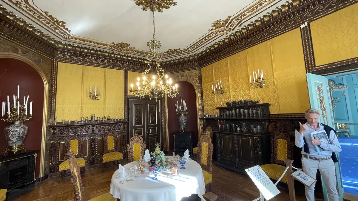 Der Star jeder Abendtafel in Schloss Branitz ist die Ananas.