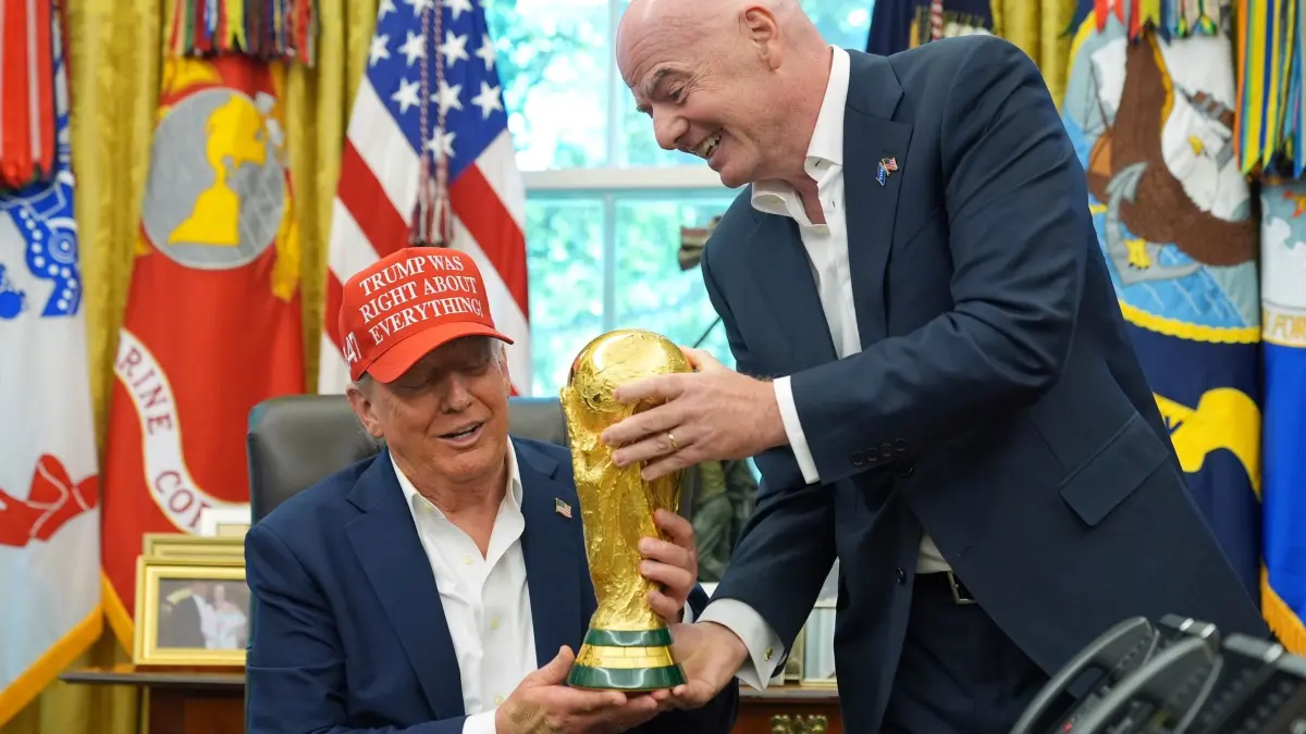 US-Präsident Trump und FIFA-Boss Gianni Infantino