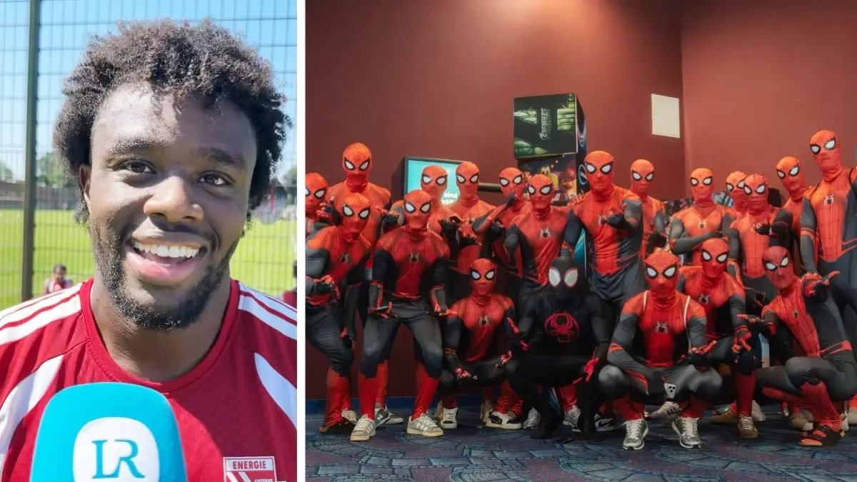 Andy Lucoqui hat seine Teamkollegen von Energie Cottbus zu einem ganz besonderen Mannschaftsabend überredet. Im Interview erklärt er, wieso Spider-Man sein Vorbild ist.