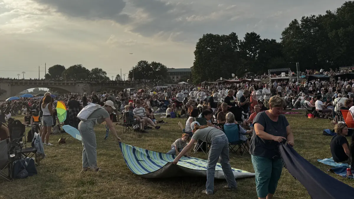 Eine Gruppe hat noch einen guten Platz bekommen.