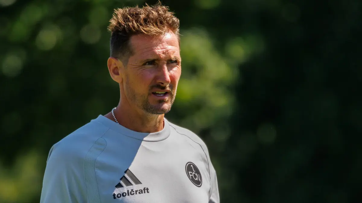 1. FC Nürnberg - FSV Frankfurt: 02.08.2026 - Fussball - Saison 2026 2027 - Testspiel / Freundschaftsspiel / Vorbereitungsspiel: 1. FC Nürnberg Nuernberg FCN Club - FSV Frankfurt - Sportfoto Zink / DaMa - xdaxmax - Miroslav Miro Klose Trainer 1. FC Nürnberg / FCN *** August 2, 2026 Soccer 20262027 Season Exhibition Match Friendly Match Preseason Match 1. FC Nürnberg Nuremberg FCN Club FSV Frankfurt Sports Photo Zink DaMa xdaxmax Miroslav Miro Klose Coach 1. FC Nürnberg FCN