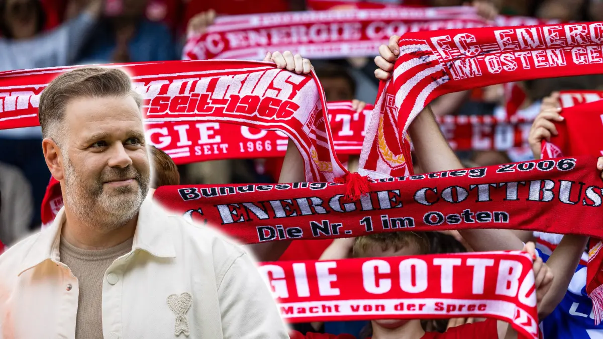 Präsident Sebastian Lemke von Energie Cottbus