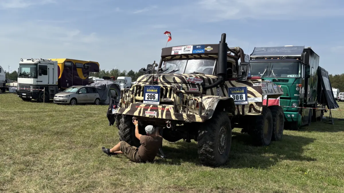 Die Boliden der Truck-Trial EM sind Hingucker auf dem Festival-Gelände. In diesem Jahr wird es noch viel mehr zu staunen geben.