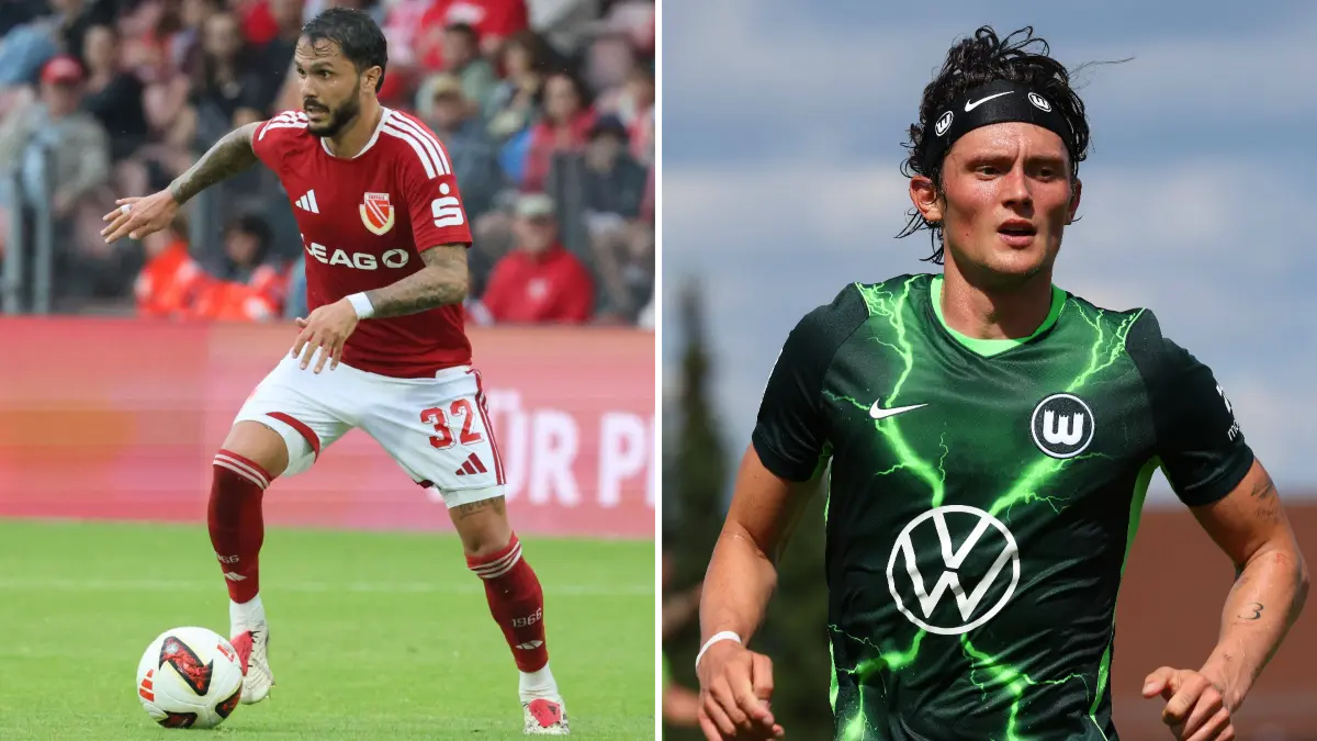 Leonardo Bittencourt (l.) und Fabian Reese gehören zu den berühmtesten Transfers der neuen Saison in der 2. Fußball-Bundesliga.