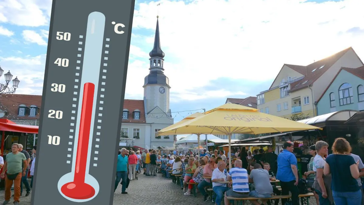 Heimatfest Spremberg 33 Grad