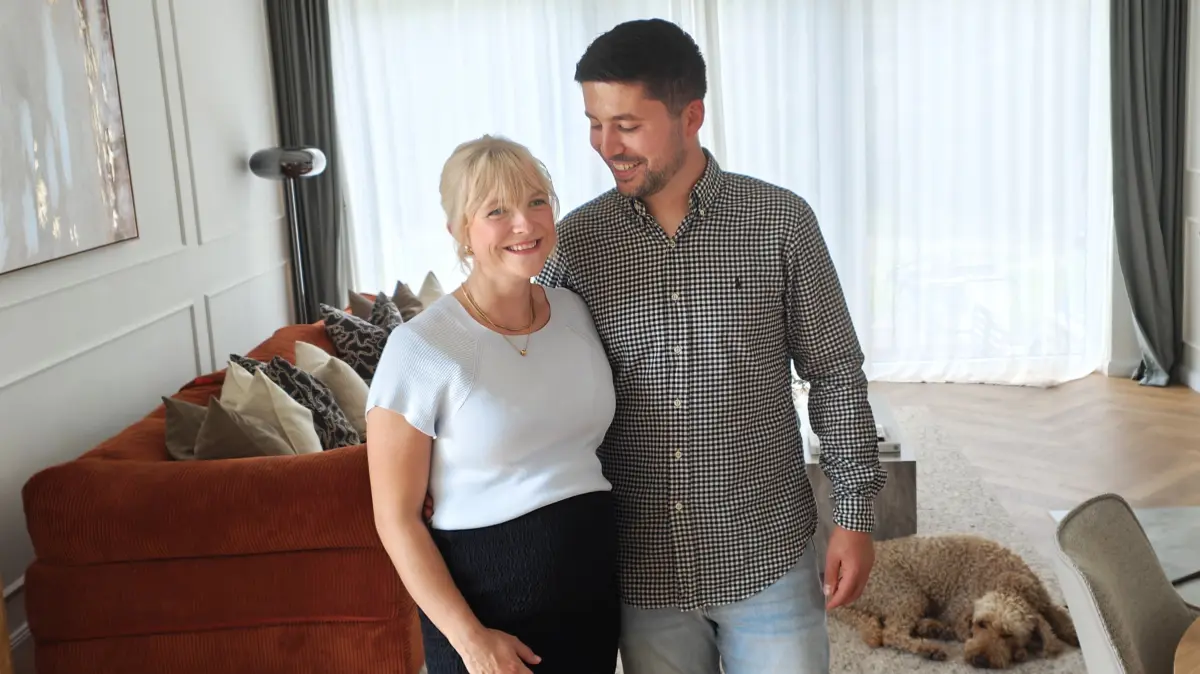 Nathalie und Felix Özmen haben ein altes Haus in ein neues Heim in Leippe-Torno verwandelt.