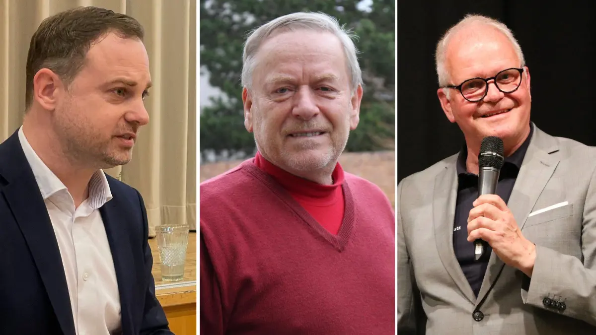 Sebastian Loos, Joachim Pfützner, Lutz Kilian (v.l.n.r.)
