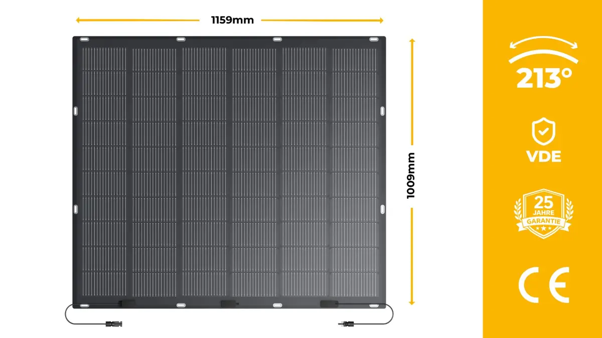 Flexible Solarmodul-Sets von kleines kraftwerk.