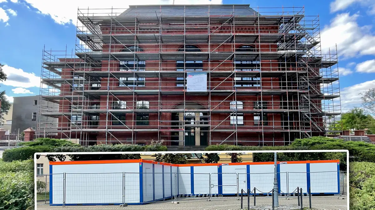 Fotomontage Pflegeschule Forst