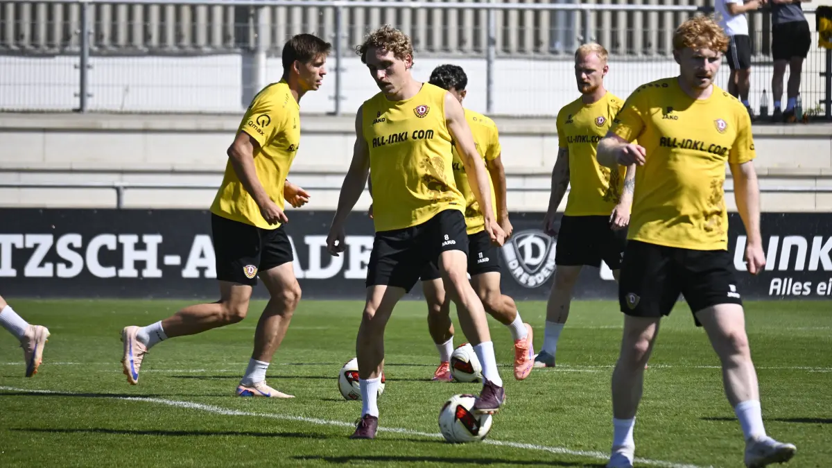 Foto zeigt: Luca Herrmann (Dynamo)
Datum: 120826
Dynamo Dresden Training im Trainingszentrum TZ AOK plus Walter-Fritzsch-Akademie 2. Liga