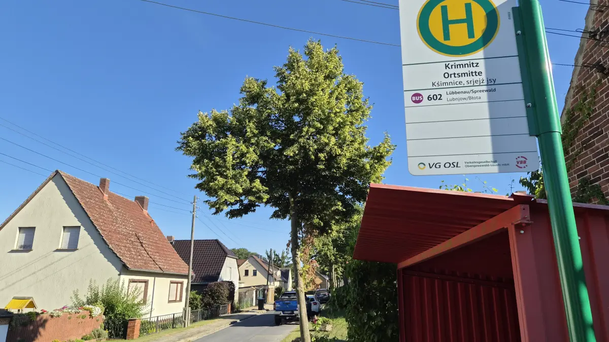 Ortsmitte von Krimnitz. In dem Ortsteil von Lübbenau ist am 5. August ein Mann auf einem Privatgrundstück erschossen aufgefunden worden.