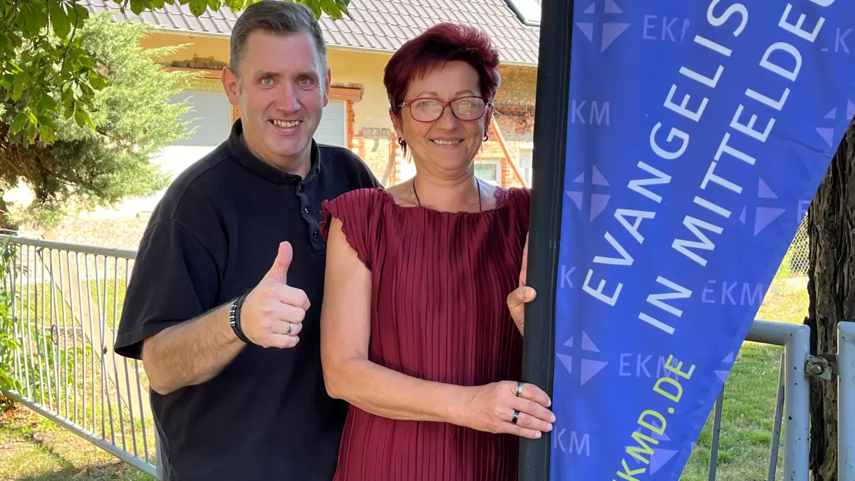 Fred René Herrmann und Gabriele Müller: Nähe, Offenheit und Zusammenarbeit prägen die Arbeit in der Kirchengemeinde Falkenberg/Elster. Was planen sie für die Zukunft?