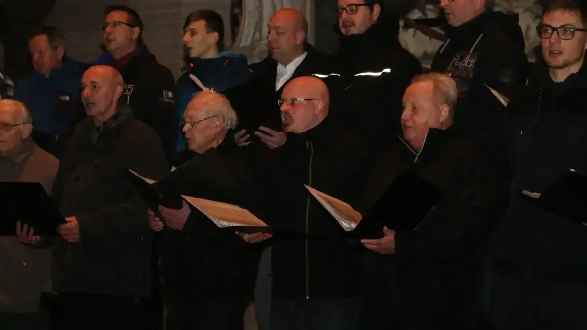 Der Männergesangsverein 1836 Herzberg e.V. bei einer Probe in früheren Jahren. Aktuell beschäftigt den Chor die Gebührenerhöhung und die Vorbereitung auf das 190‑jährige Jubiläum.