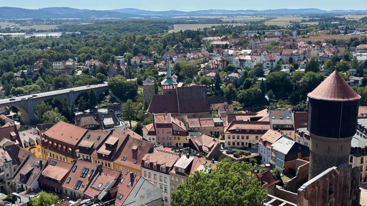 Blick auf die historische Altstadt von Bautzen. Diese wird am letzten August-Wochenende zur Partymeile. Rund 500 Mitwirkende haben sich angekündigt.