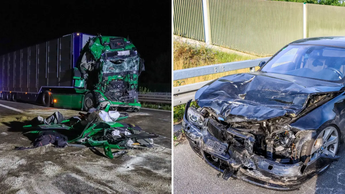 Bei einem schweren Verkehrsunfall auf der A15 bei Cottbus fuhr Anfang August ein Lkw am Stauende in einen Lastwagen - eine Person starb. Auf der A13 bei Duben raste im Juni ein Pkw in ein Stauende - drei Personen wurden schwer verletzt.