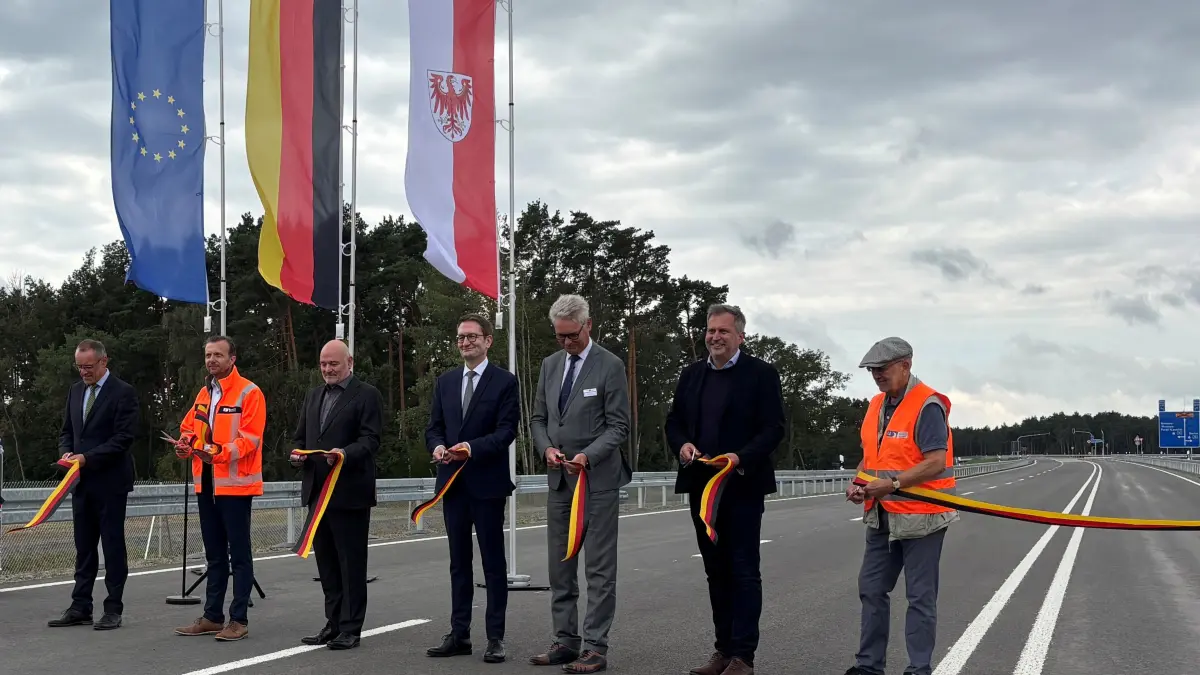 Vollständige Freigabe des zweiten Abschnitts der Ortsumfahrung Cottbus mit einer dritten Autobahnanbindung (Cottbus-Ost) für die Lausitzmetropole.