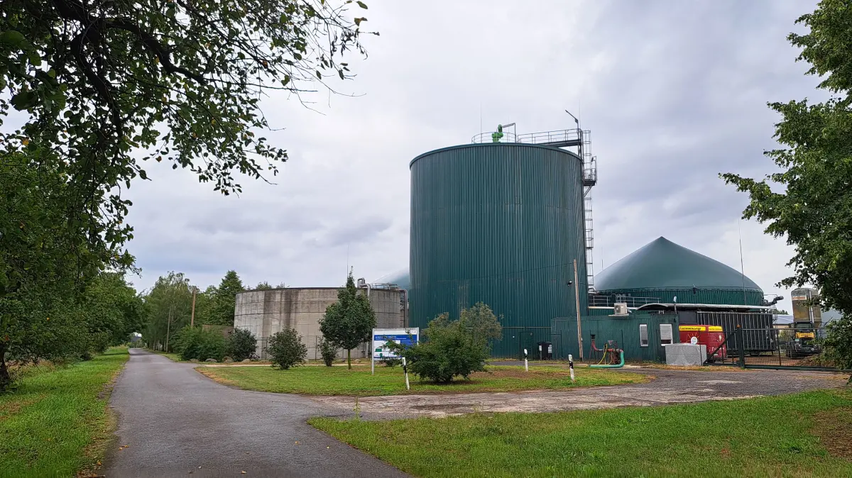 Biogasanlage in Grießen, Gemeinde Jänschwalde