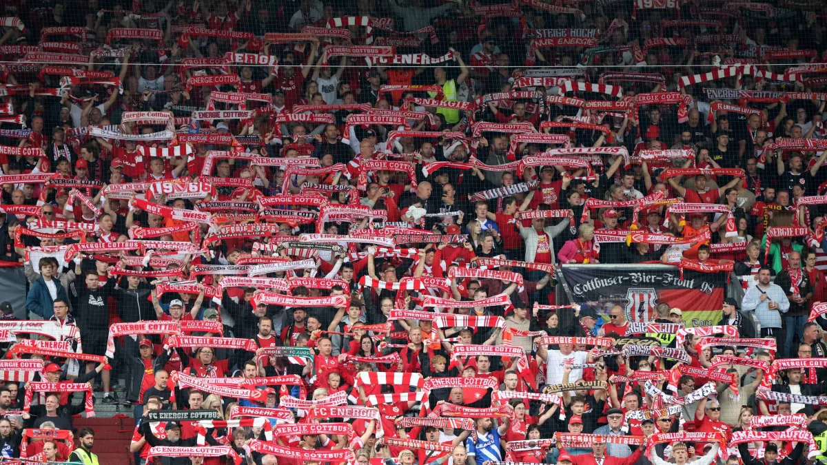 Fussball DFB-Pokal 1. Hauptrunde 2026/2027 FC Energie Cottbus - FC Augsburg: Energiefans