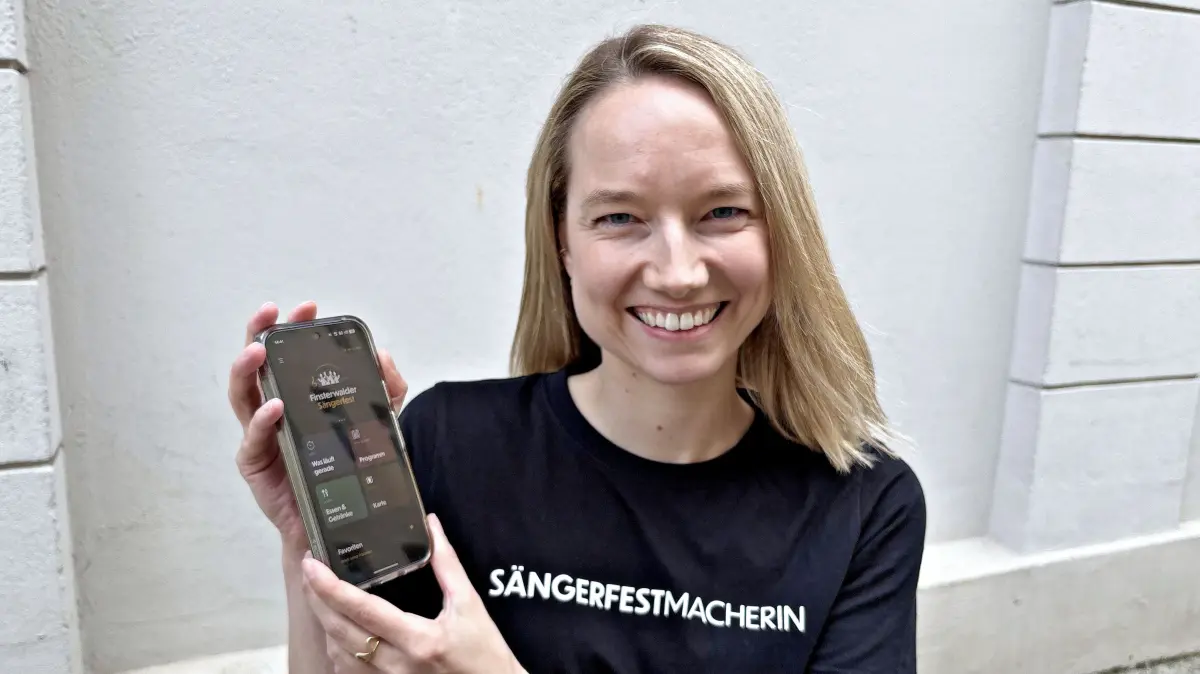 Anna Otto hat die neue App für das Sängerfest in Finsterwalde mitentwickelt. Sie verrät, was die App alles leisten kann.