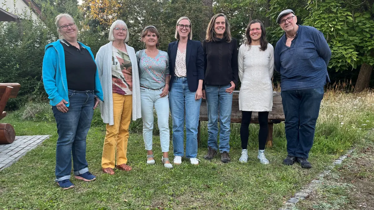 Die Umweltgruppe aus Herzberg und Schlieben (von links): Bettina Böcker‑Eich, Petra Schubert, Heidlinde Nitzsche, Susanne Wegner, Corinne Ullrich, Cindy Stöckigt und Andreas Dufke.