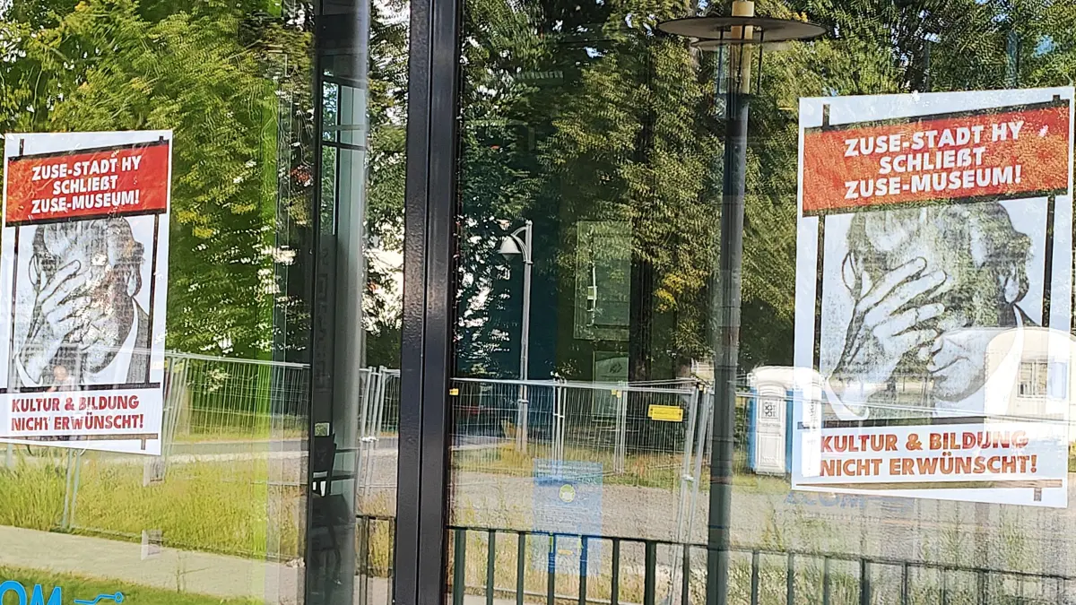 Der Protest konnte das Ende des Zuse-Museums Hoyerswerda nicht aufhalten.