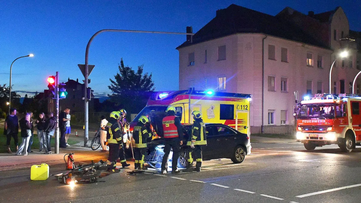 Bei einem Unfall in Spremberg ist eine Frau verletzt worden.