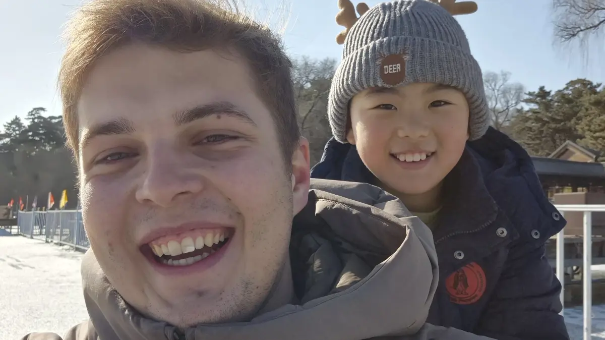 Erik Rothe aus Cottbus hat in China auch in einer Gastfamilie mit Kindern gelebt. Wer die Zukunft sehen will, müsse ins Land der Mitte reisen, sagt er.