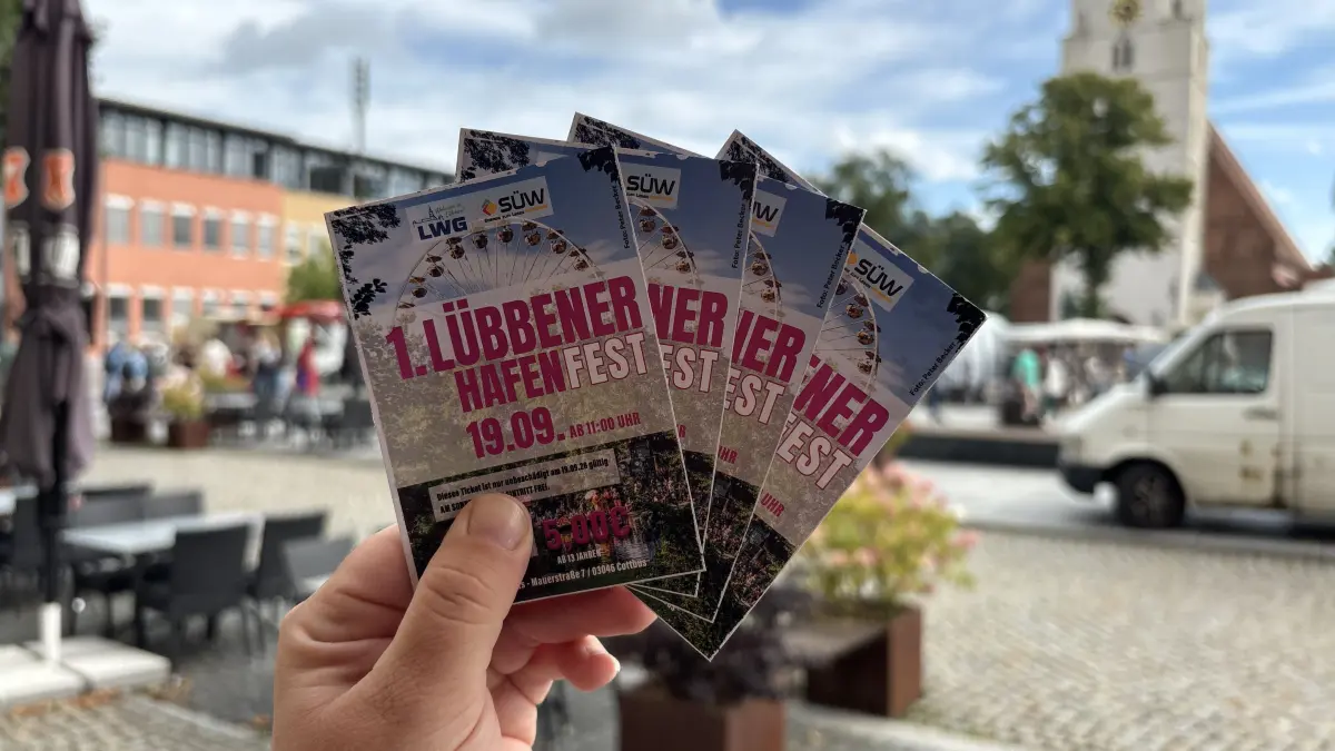 Tickets für das 1. Hafenfest in Lübben 2026