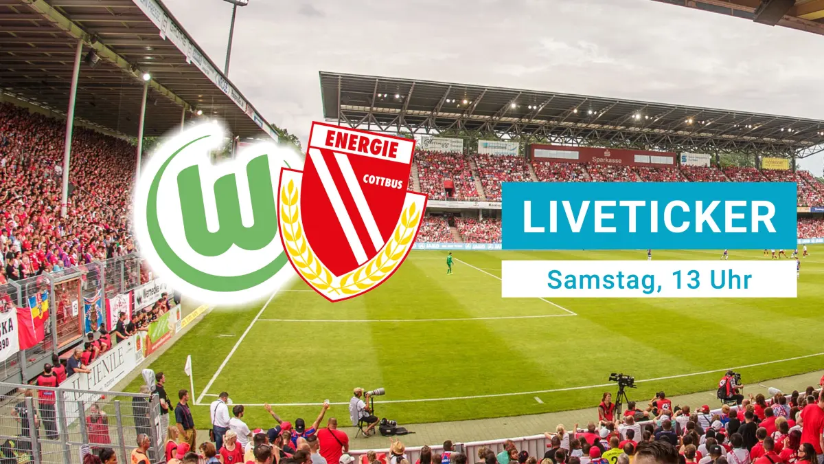 Faceboock-Ankünder Vfl Wolfsburg – FC Energie Cottbus