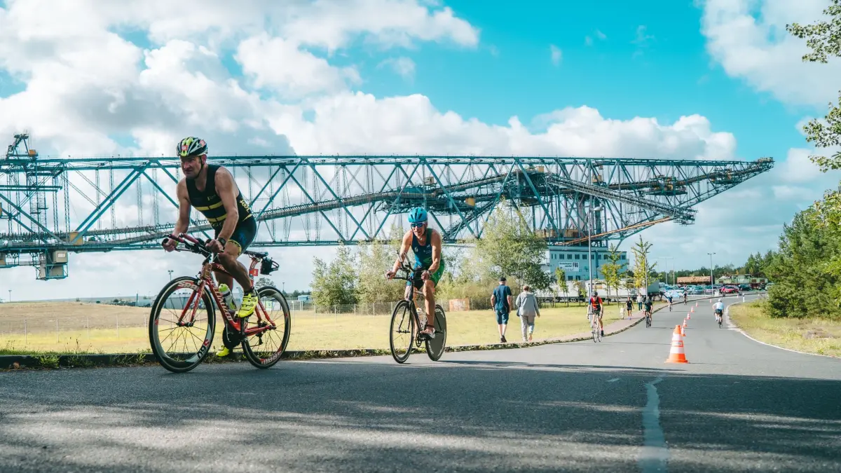 F60-Triathlon am Bergheider See: Viele Sportler loben die Organisation und schwärmen von der Kulisse.