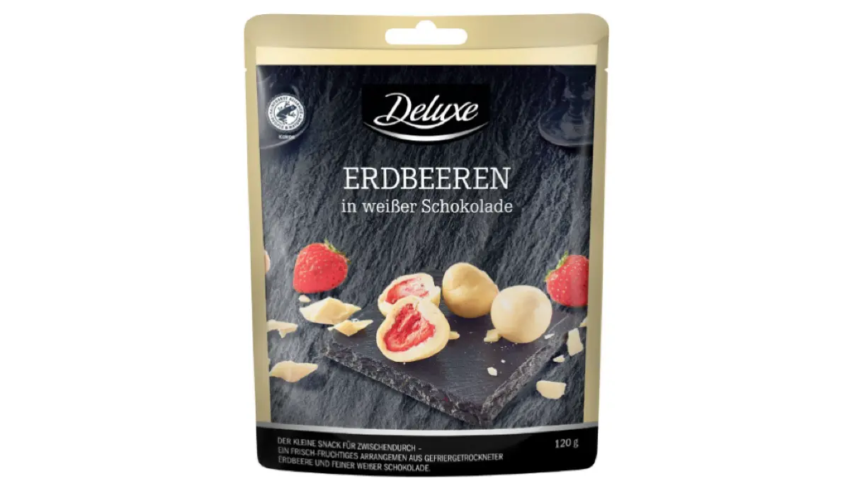 Diese Erdbeeren mit Schokolade sind betroffen.