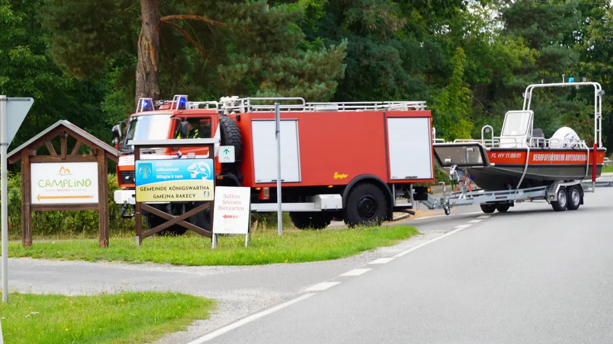 Vermisster bei Königswartha: In Niesendorf wird ein 86-Jähriger nach einem Badeunfall vermisst.